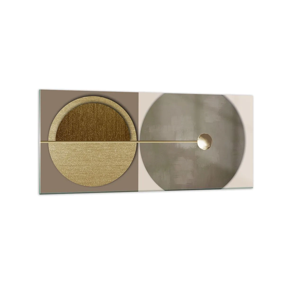 Glastavla - Bild på glas - Perfekt balans - 120x50 cm