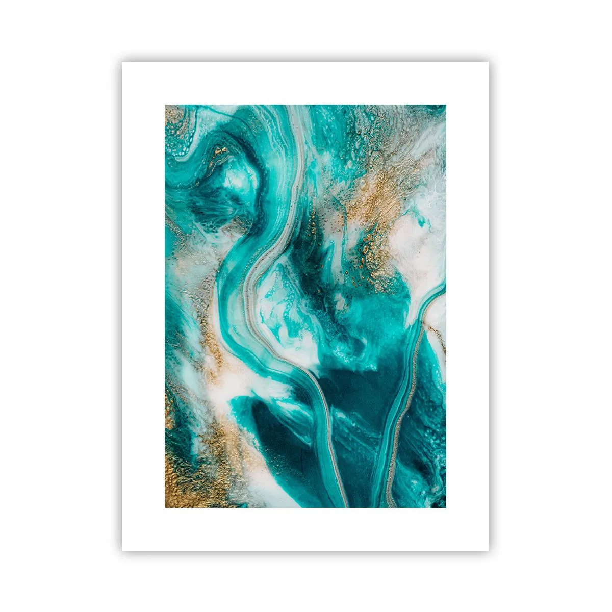 Affisch - Guldflod - 30x40 cm