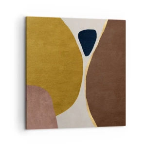 Canvastavla - Bild på duk - Abstraktion - en plats i rymden - 50x50 cm
