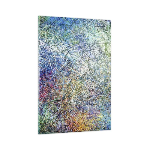 Glastavla - Bild på glas - Det är inte så enkelt - 80x120 cm