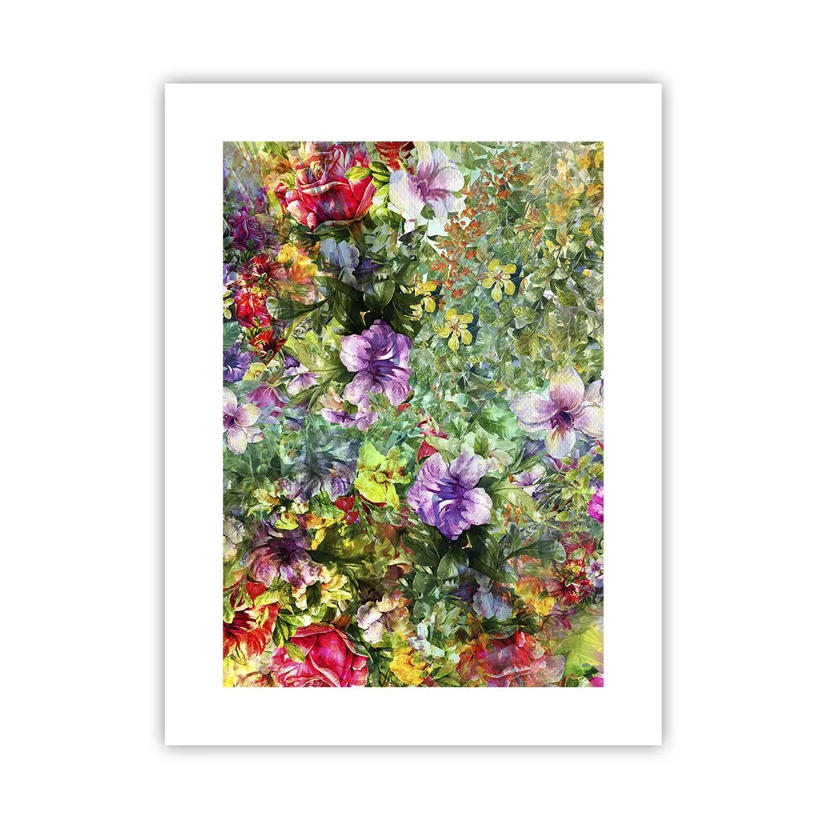 Affisch - Ta en dopp i blommorna - 30x40 cm
