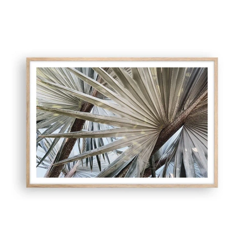 Affisch i ram av ljusek - Solfjädrarna i tropikerna - 91x61 cm