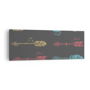 Canvastavla - Bild på duk - I ordning - 140x50 cm