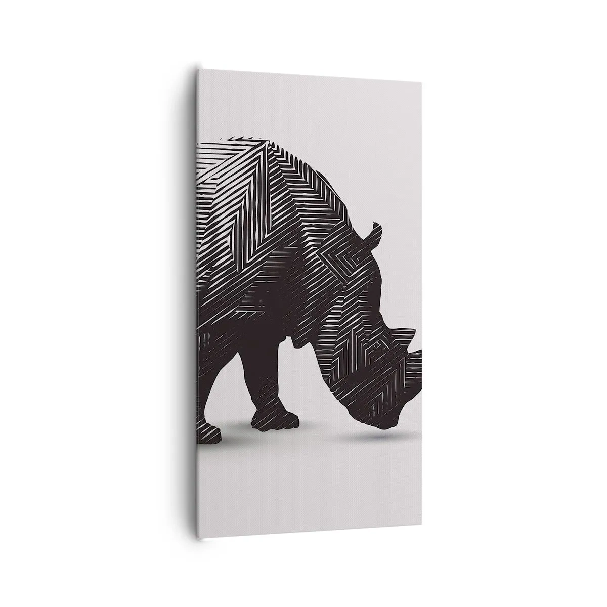 Canvastavla - Bild på duk - Naturens geometriska skönhet - 65x120 cm