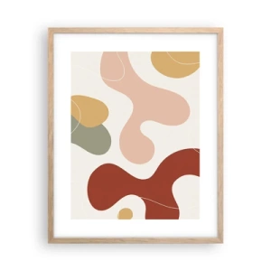 Affisch i ram av ljusek - Ornamental zig-zack? - 40x50 cm