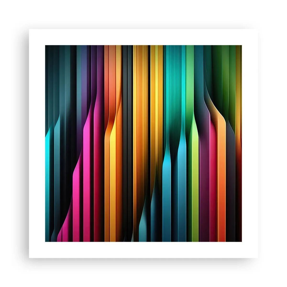 Affisch - Lysande orgel - 50x50 cm