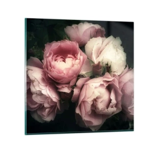 Glastavla - Bild på glas - Belle epoque charm - 30x30 cm