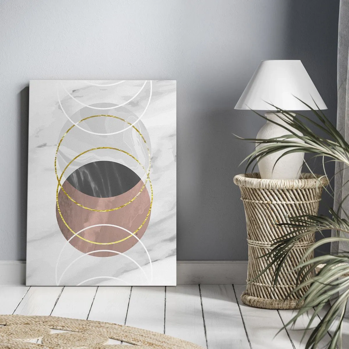 Canvastavla - Bild på duk - Sfärernas musik - 55x100 cm