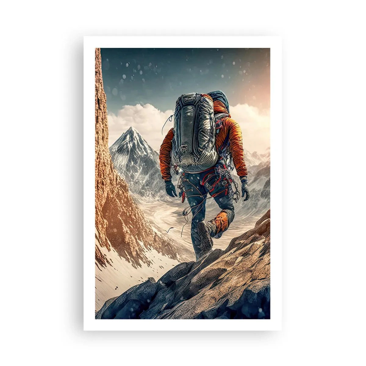 Affisch - Ensam krigare - 61x91 cm