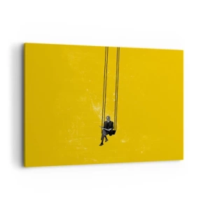 Canvastavla - Bild på duk - En dag som alla andra - 100x70 cm