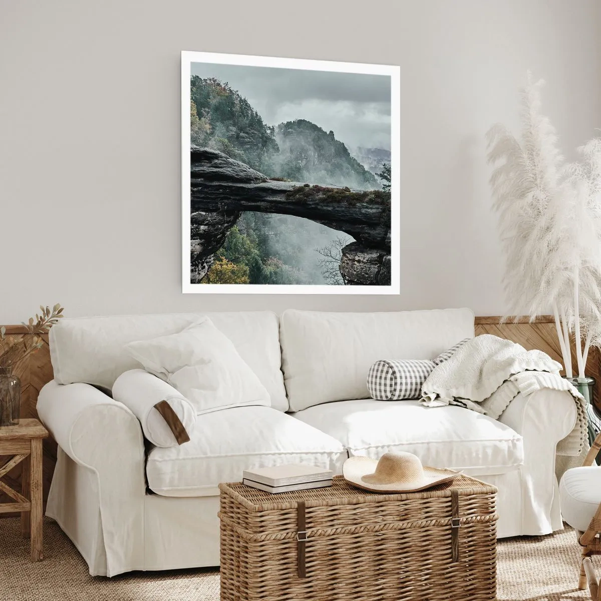 Affisch - Äventyret är på väg att börja - 50x50 cm