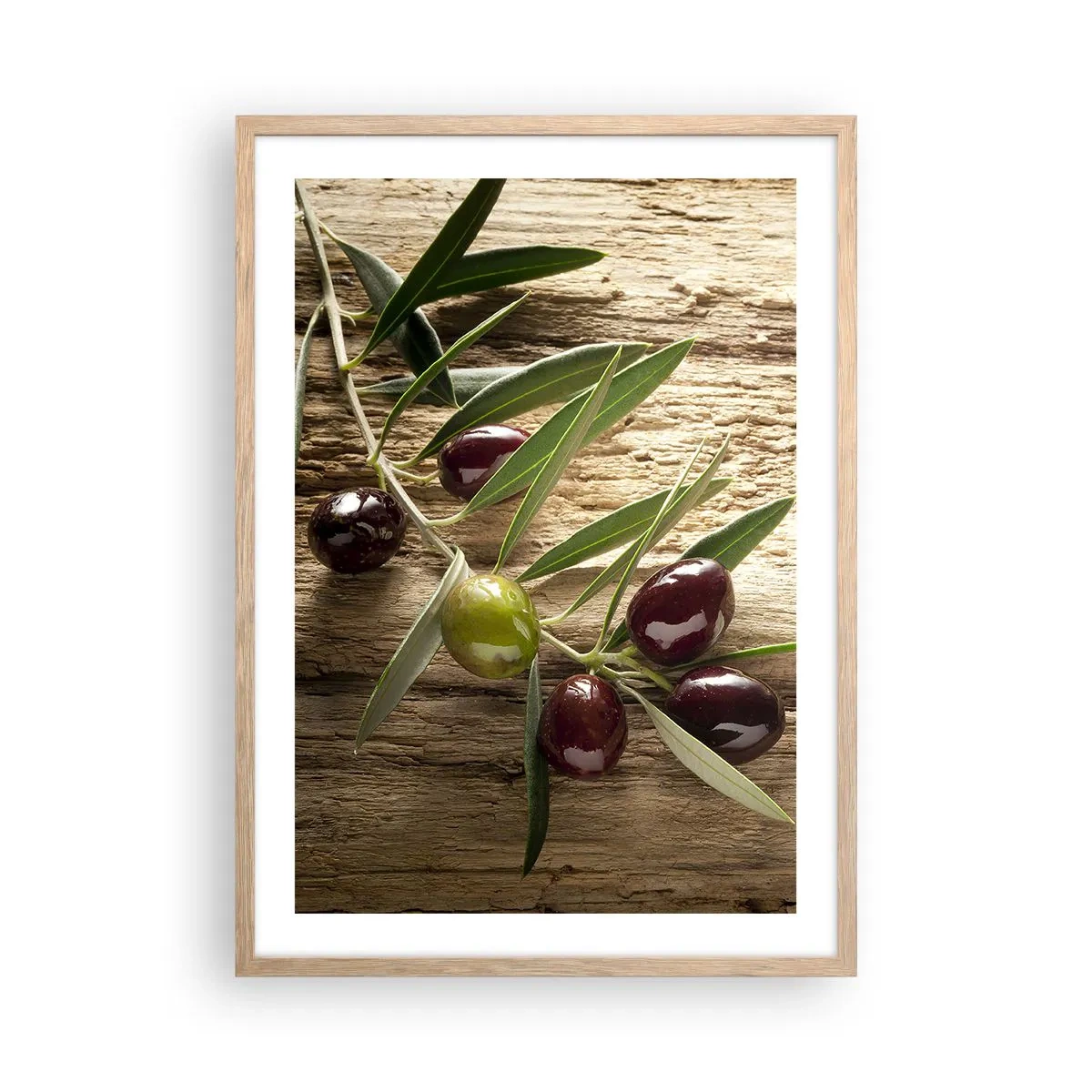 Affisch i ram av ljusek - Direkt från naturen - 50x70 cm