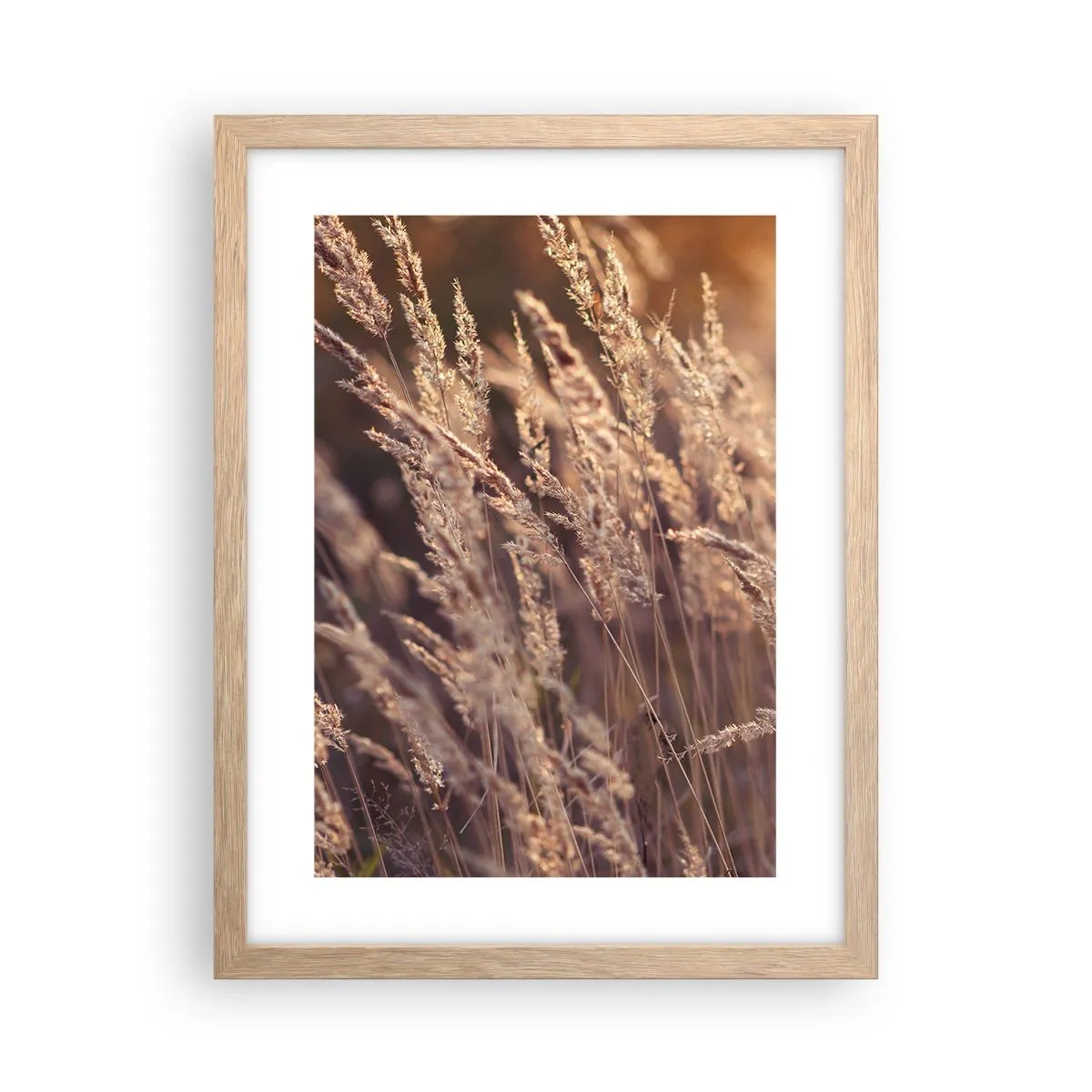 Affisch i ram av ljusek - Redo att välkomna hösten - 30x40 cm