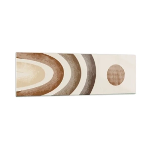 Glastavla - Bild på glas - I den avlägsna galaxen - 160x50 cm