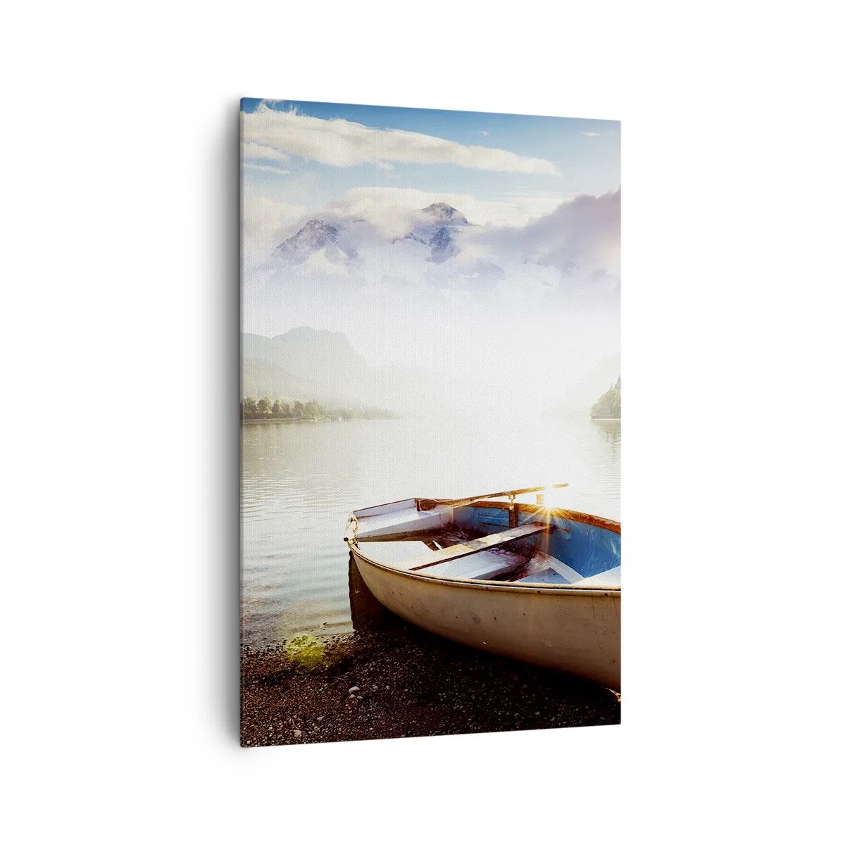 Canvastavla - Bild på duk - Vid ett stort och rent vatten - 80x120 cm