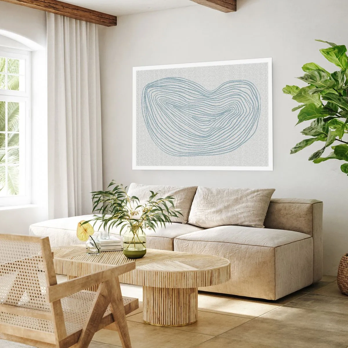 Affisch - Droppens leende - 100x70 cm