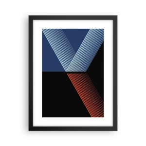 Affisch i svart ram - Enkel historia - 30x40 cm