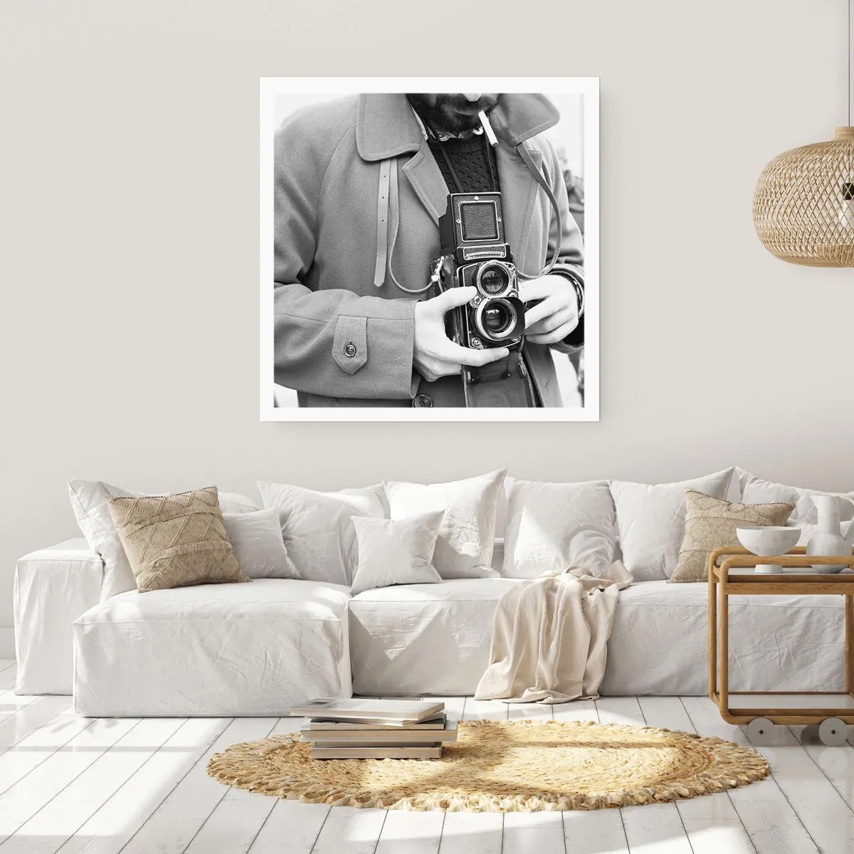 Affisch - I retrostil - 40x40 cm