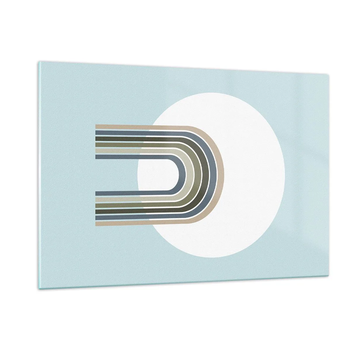 Glastavla - Bild på glas - Ostoppad attraktionskraft - 120x80 cm