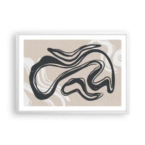 Affisch i vit ram - Mångfaldigt uttryck - 70x50 cm