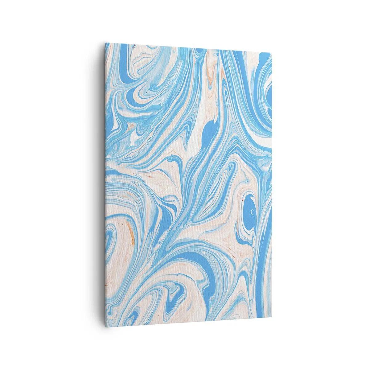 Canvastavla - Bild på duk - Utspilld turkos - 80x120 cm