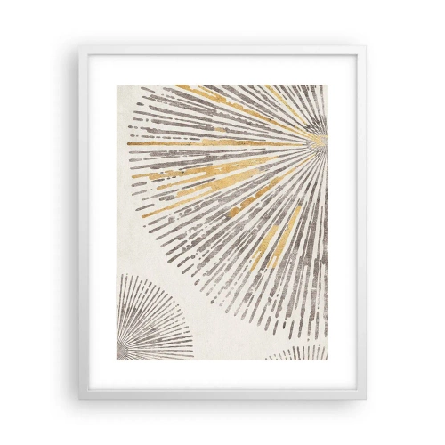 Affisch i vit ram - Radiens skönhet - 40x50 cm