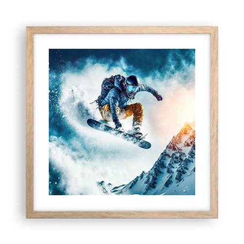 Affisch i ram av ljusek - Extrema känslor - 40x40 cm