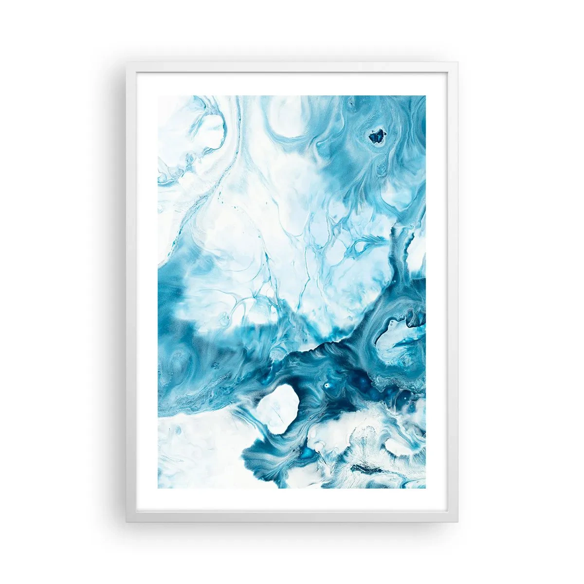 Affisch i vit ram - Blåhetens konsert - 50x70 cm