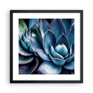 Affisch i svart ram - Vital kraft - 40x40 cm