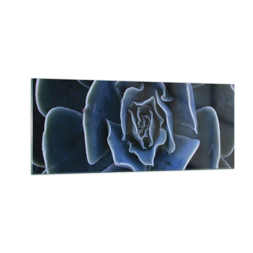 Glastavla - Bild på glas - Öknens blomma - 100x40 cm