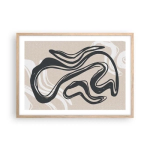 Affisch i ram av ljusek - Mångfaldigt uttryck - 70x50 cm