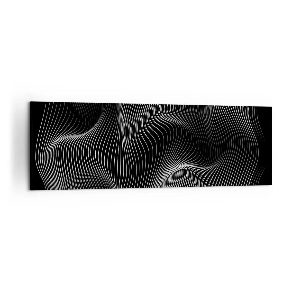 Canvastavla - Bild på duk - Ljusets dans i rymden - 160x50 cm