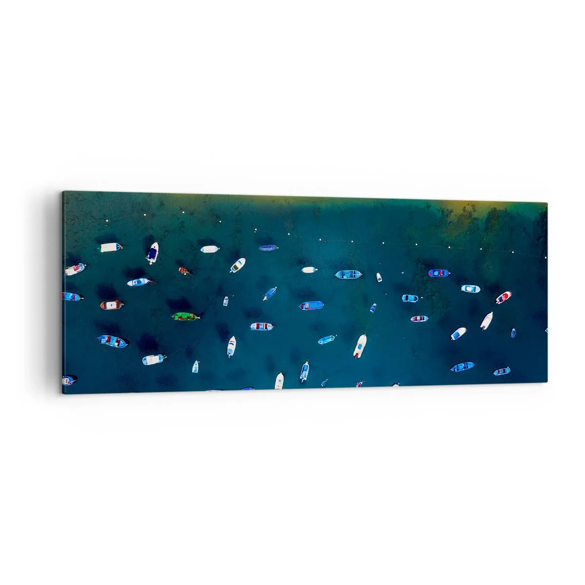 Canvastavla - Bild på duk - Ett semesterspel - 140x50 cm