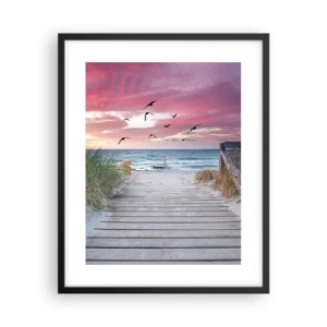 Affisch i svart ram - Östersjöimpression - 40x50 cm