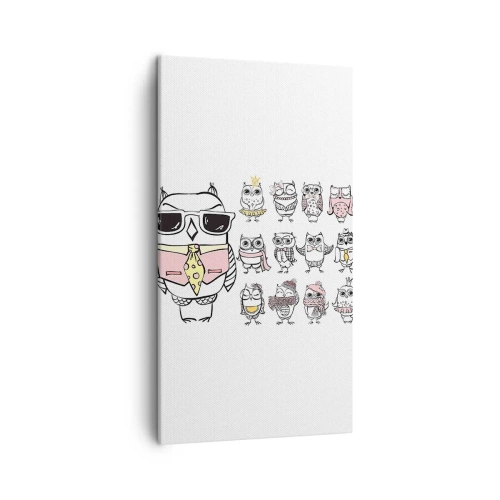 Canvastavla - Bild på duk - Så många roller att spela - 45x80 cm