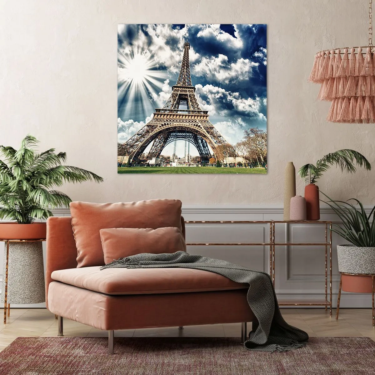 Canvastavla - Bild på duk - Den enda under solen - 60x60 cm