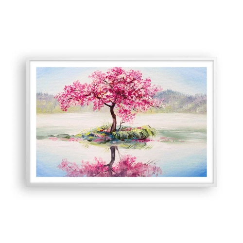 Affisch i vit ram - Vårens högtid - 91x61 cm