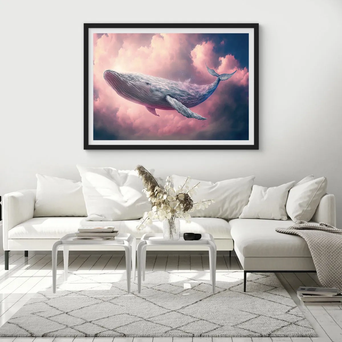 Affisch i svart ram - Torka dina ögon - 91x61 cm