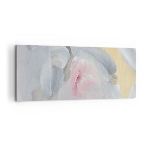 Canvastavla - Bild på duk - I en pastellfärgad värld - 100x40 cm