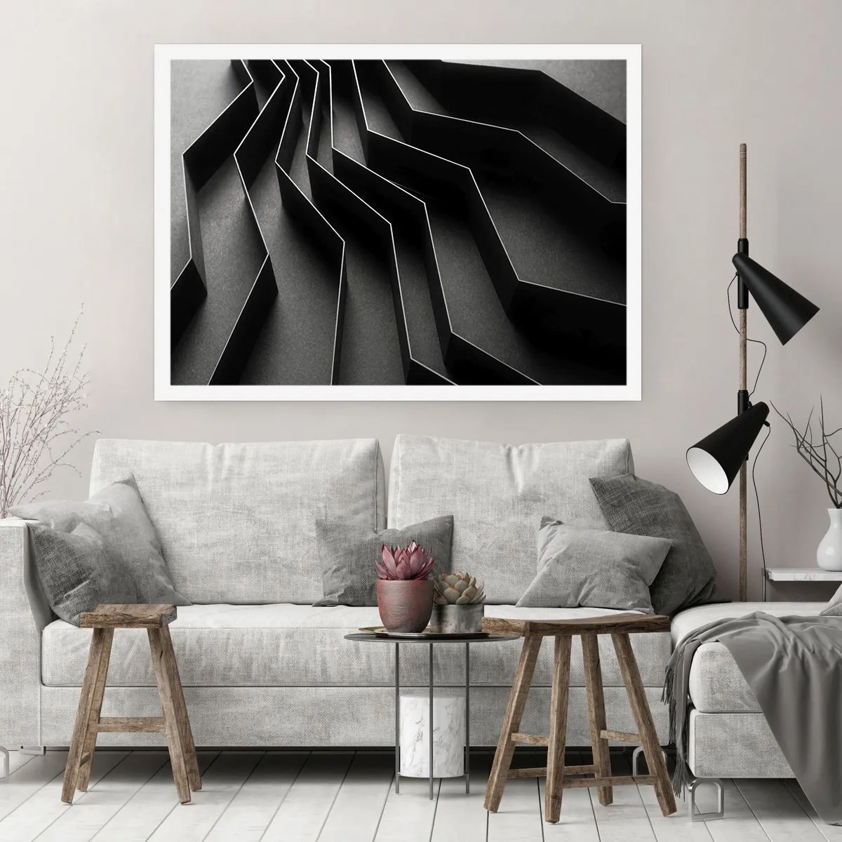 Affisch - Rumslig ordning - 100x70 cm