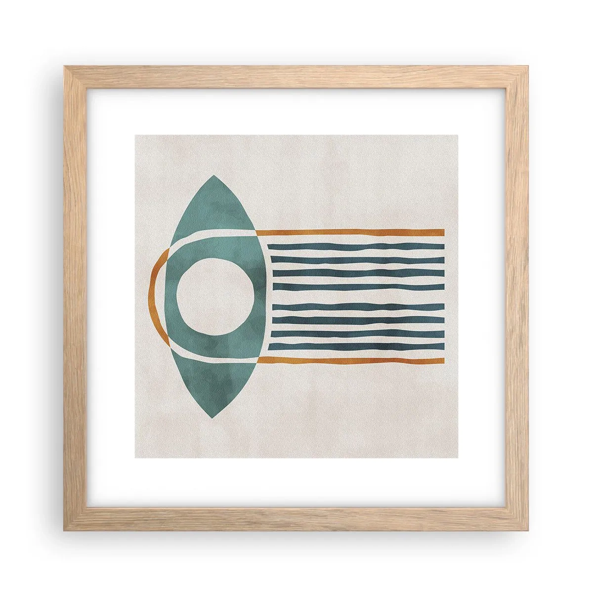 Affisch i ram av ljusek - Tecken och ritualer - 30x30 cm