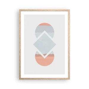 Affisch i ram av ljusek - Situationen är klar - 50x70 cm