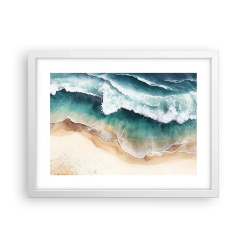 Affisch i vit ram - Ett evigt möte - 40x30 cm