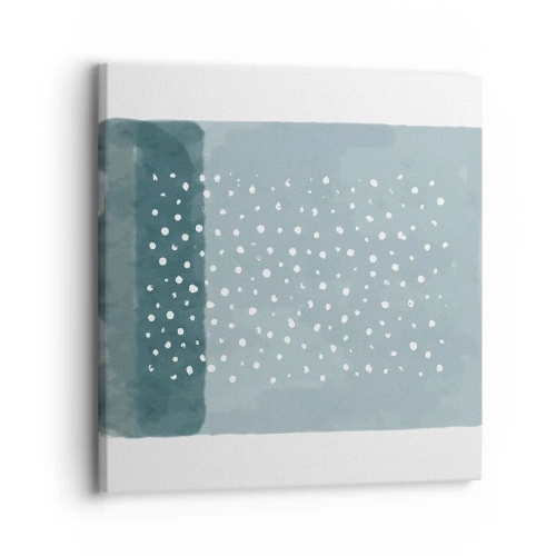 Canvastavla - Bild på duk - Uppstådda ur det blåa - 30x30 cm