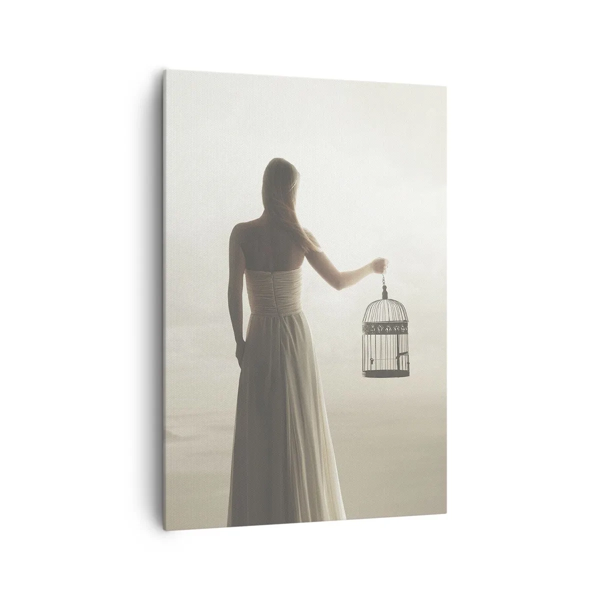 Canvastavla - Bild på duk - Var fri - 70x100 cm