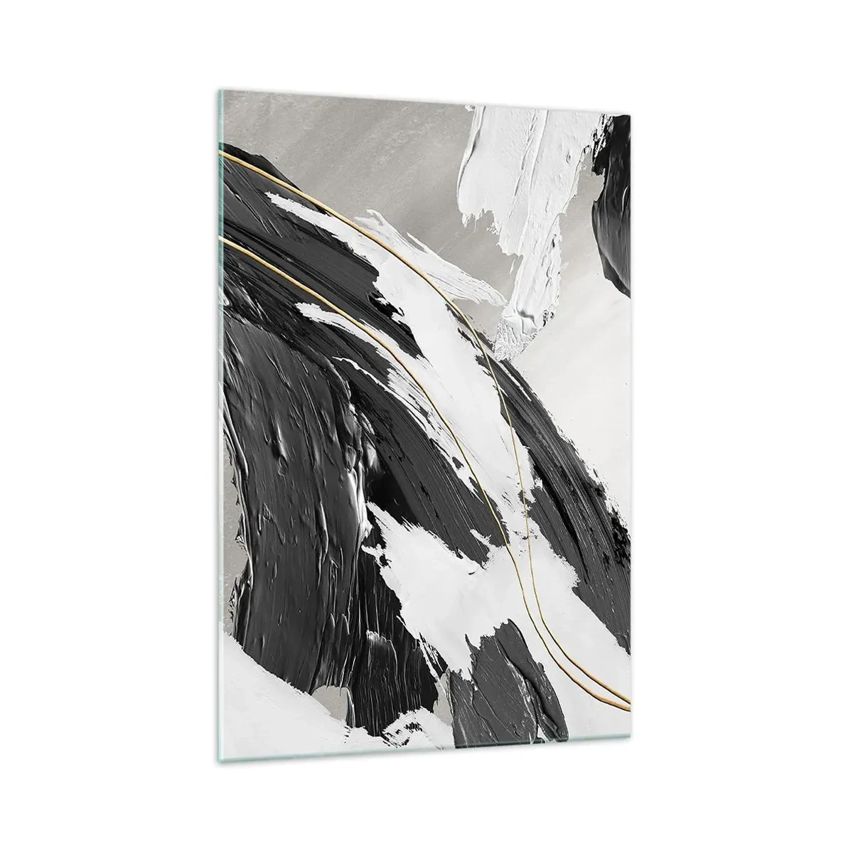 Glastavla - Bild på glas - Storslagen abstraktion - 70x100 cm