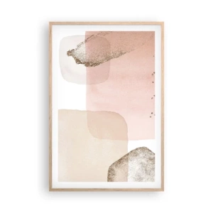 Affisch i ram av ljusek - Titta genom färgen - 61x91 cm