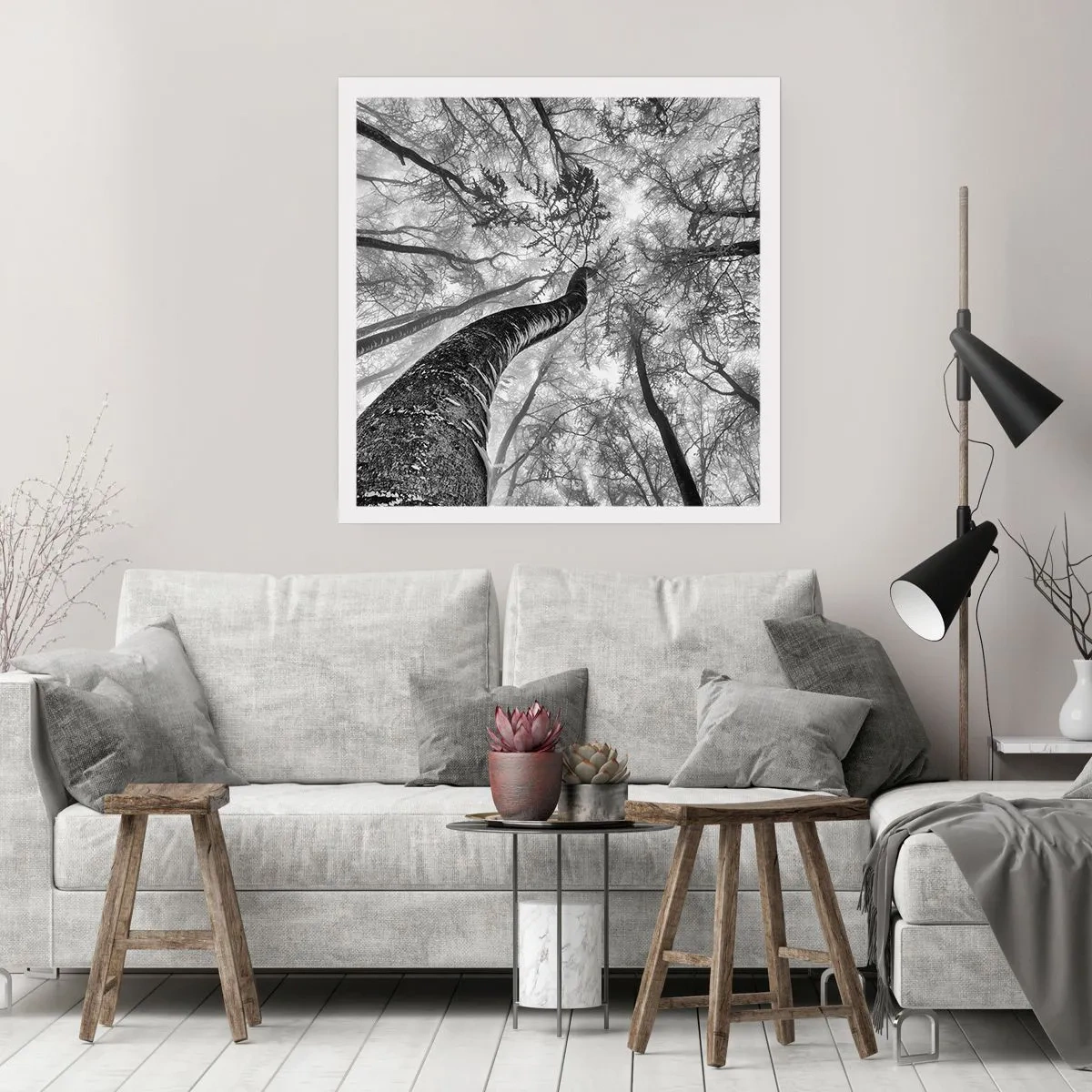 Affisch - Kapplöpning mot ljuset - 60x60 cm