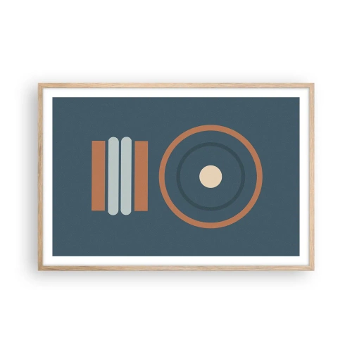 Affisch i ram av ljusek - Sakens kärna - 91x61 cm