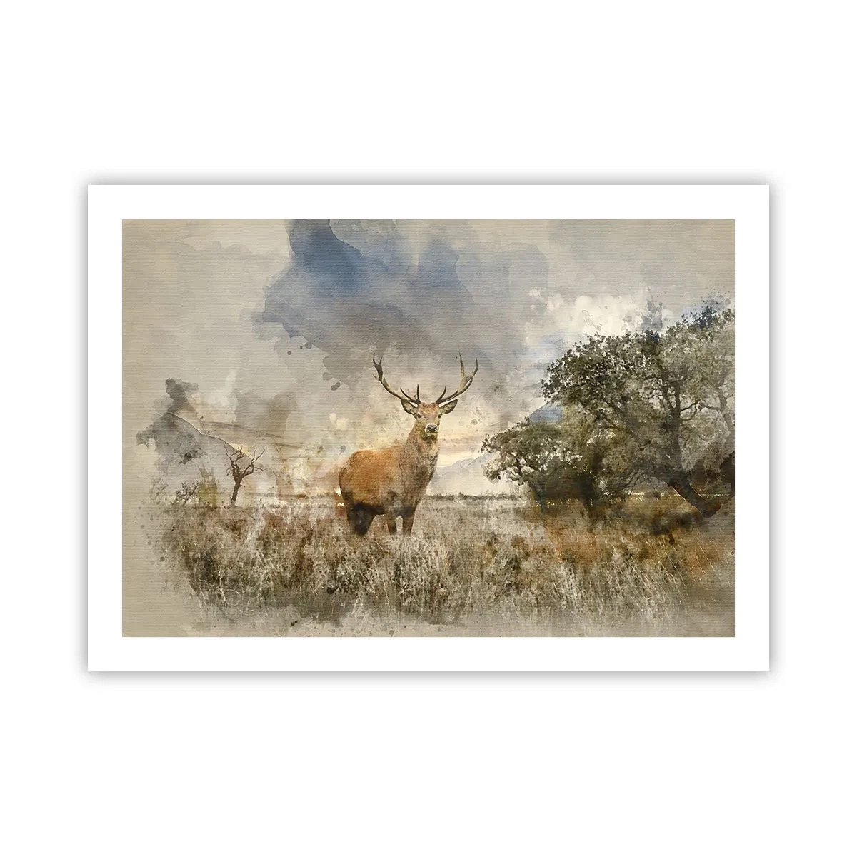 Affisch - Värdighet - styrka - dignitet - 70x50 cm